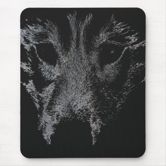 Tapis De Souris Wolf Pup Mousepad Cadeaux Malamute Wolf Dogs (Devant)