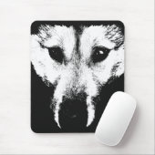 Tapis De Souris Wolf Pup Mousepad Cadeaux Malamute Wolf Dogs (Avec souris)