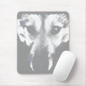 Tapis De Souris Wolf Pup Mousepad Cadeaux Sled Chien Husky Chiens (Avec souris)