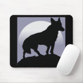TAPIS DE SOURIS WOLF SILHOUETTE (Avec souris)