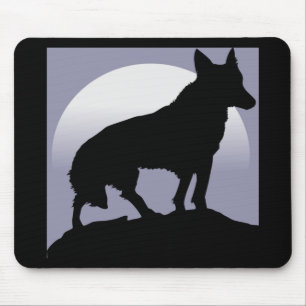 TAPIS DE SOURIS WOLF SILHOUETTE