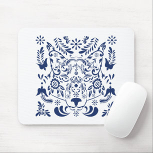 Tapis De Souris Wolf traditionnel motif populaire
