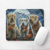 Tapis De Souris Wolfhound Halloween Éffrayant (Avec souris)