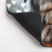 Tapis De Souris Wolfhound Irlandais Rêvant Des Os (Coin)