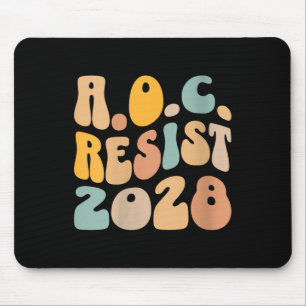 Tapis De Souris Womens Aoc 2028 Pour Le Président Résister Wavy Al