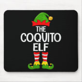 Tapis De Souris Womens Coquito Elf Xmas Matching Family Elf Squad  (Devant)