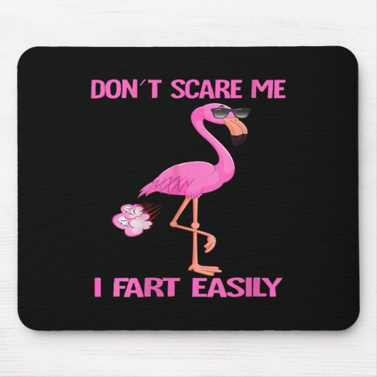Tapis De Souris Womens Cute Don't E Me I Fart Easy Fart Joke Flami (Devant)