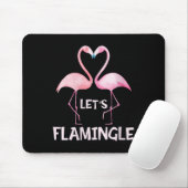 Tapis De Souris Womens Cute Let's Flamingle Nk Flamingo Summer Lov (Avec souris)
