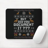 Tapis De Souris Womens Funny But Did You Doent It Holiday Office U (Avec souris)