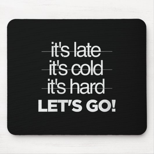 Tapis De Souris Womens Great Motivational Discipline Workout No Ex (Devant)