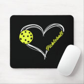 Tapis De Souris Womens Love Pickleball - mignon match de picklebal (Avec souris)