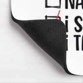 Tapis De Souris Womens Nice Naughty I Swear I Tried Christmas List (Coin)