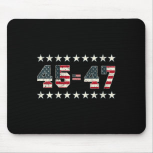 Tapis De Souris Womens Pro Trump 2024 45th Potus 45=47 Président 2