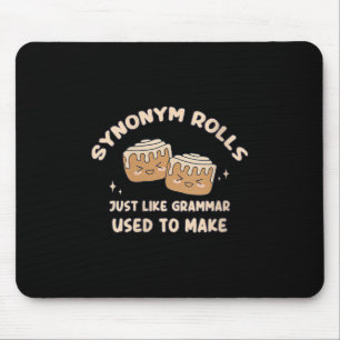Tapis De Souris Womens Synonym Rolls Blague Cinnamon Rolls Grammai