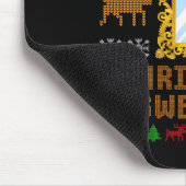 Tapis De Souris Womens The Ugliest Christmas Sweater With An Image (Coin)