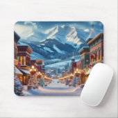Tapis De Souris Wonderland d'hiver en Crested Butte, Colorado (Avec souris)