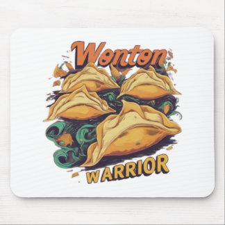 Tapis De Souris Wonton Warrior : Conception de la carte de souris