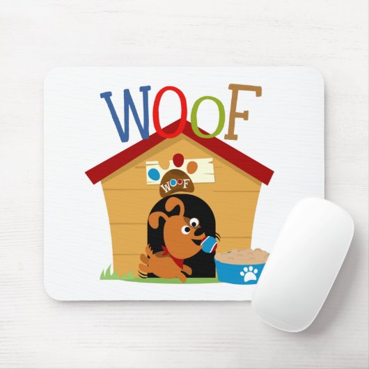 Tapis De Souris Woof Dog (Avec souris)