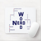 Tapis De Souris Word Nerd (Avec souris)