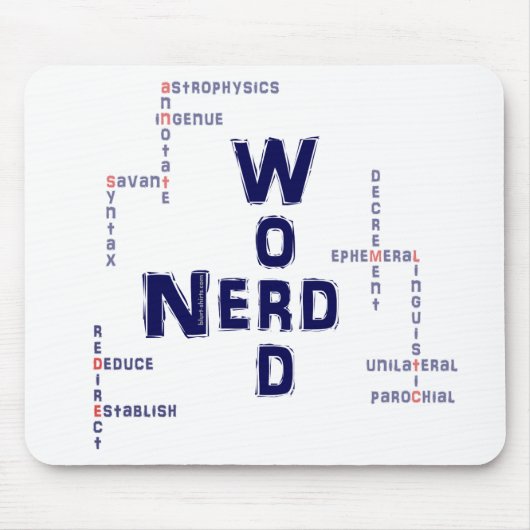 Tapis De Souris Word Nerd (Devant)