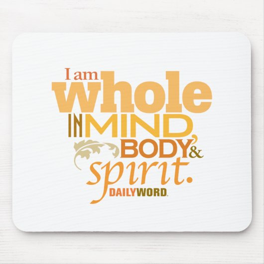 Tapis De Souris WORD® QUOTIDIEN "intégrité" Mousepad (Devant)