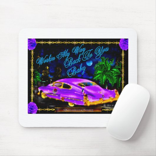 TAPIS DE SOURIS WORKIN MA MANIÈRE (Avec souris)