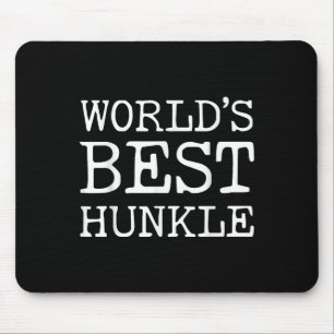 Tapis De Souris World Best Hunkle Funny Uncle Fête des pères de pl
