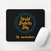Tapis De Souris World Diabetes Day (Avec souris)