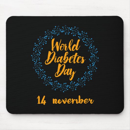 Tapis De Souris World Diabetes Day (Devant)