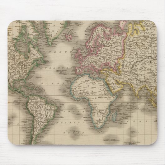 Tapis De Souris World, Mercator's Projection 2 (Devant)