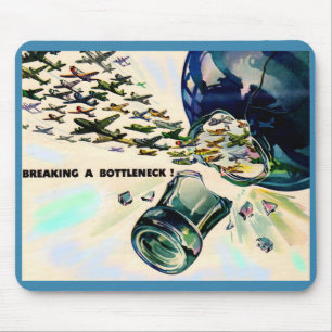 Tapis De Souris World War II military aviation breaking bottleneck