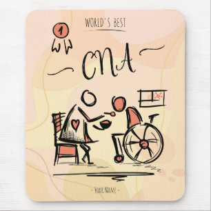 Tapis De Souris World's Best CNA - Certified Nurse Assistant Don
