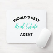 Tapis De Souris World's Best Real Estate Agent 2 (Avec souris)