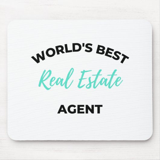 Tapis De Souris World's Best Real Estate Agent 2 (Devant)