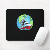 Tapis De Souris World's Maritime Daddy Ship Seaman Captain Husband (Avec souris)
