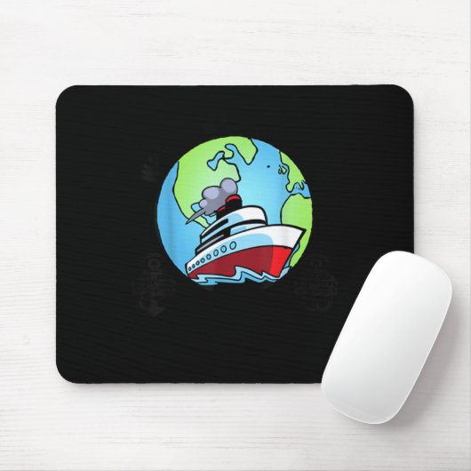 Tapis De Souris World's Maritime Daddy Ship Seaman Captain Husband (Avec souris)