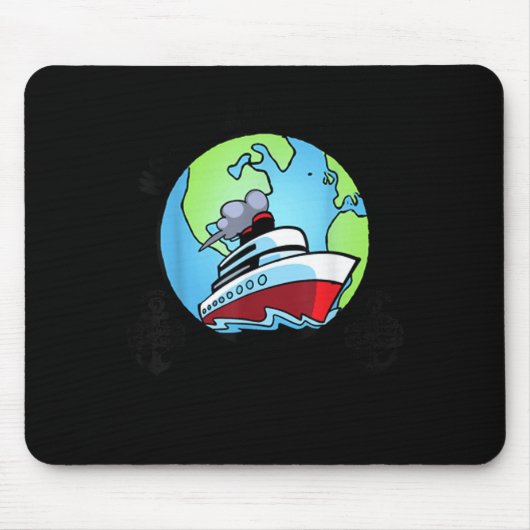 Tapis De Souris World's Maritime Daddy Ship Seaman Captain Husband (Devant)