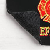 Tapis De Souris Worlds Okayest Firefighter Fireman Funny Firefight (Coin)