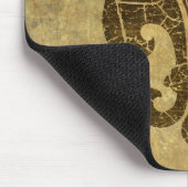 Tapis De Souris Worn Fleur De Lis (Coin)