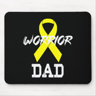 Tapis De Souris Worrior DAD - Gold Ribbon Support Cancer de l'enfa