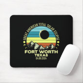 Tapis De Souris Worth Texas Total Solar Eclipse 2024 (Avec souris)