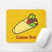 Tapis de souris Wrap Sandwich Tortilla (Avec souris)