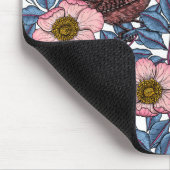 Tapis De Souris Wrens en rose (Coin)