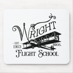 Tapis De Souris Wright Bros. École de vol