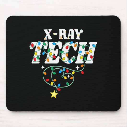 Tapis De Souris X-ray Tech Christmas Radiologic Technologist Techs (Devant)