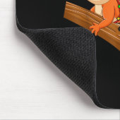 Tapis De Souris Xmas Family Matching Funny Santa Riding Squirrel C (Coin)