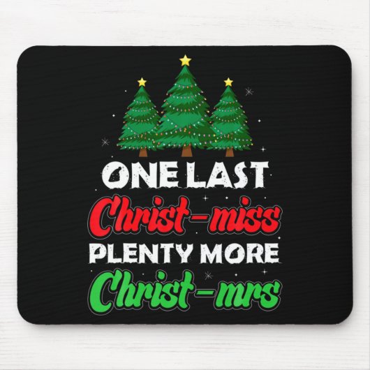 Tapis De Souris Xmas Future Bride Wife New Fiance Funny Engagement (Devant)