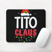 Tapis De Souris Xmas Light Tito Santa Claus Christmas Matching Cos (Avec souris)