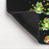 Tapis De Souris Xmas Lights Santa Tree Frog Christmas Tree Premium (Coin)