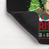 Tapis De Souris Xmas Tree Ugly Style Santa Hat Alligator Christmas (Coin)
